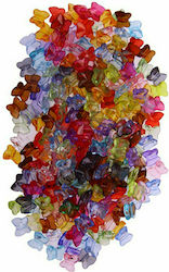I-Mondi Plastice Mărgele Artizanale Multicolore 235buc Mărgele colorate fluture 9mm 9mm I-Mondi Plastice Mărgele Artizanale Multicolore 235buc Mărgele colorate fluture 9mm 9mm