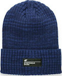 4F Beanie Ανδρικός Σκούφος με Rib Πλέξη σε Μπλε...