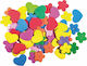 Junior Felt Heart & Flower Foam Multicolor 120pcs 137300
