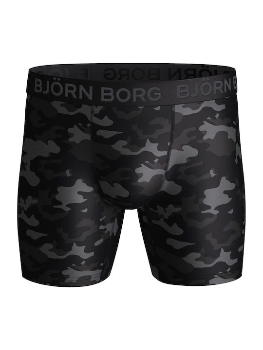 Men's Boxer Black Camo