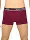 Apple Boxer Herren Boxershorts Bordeaux / Black 1Packung