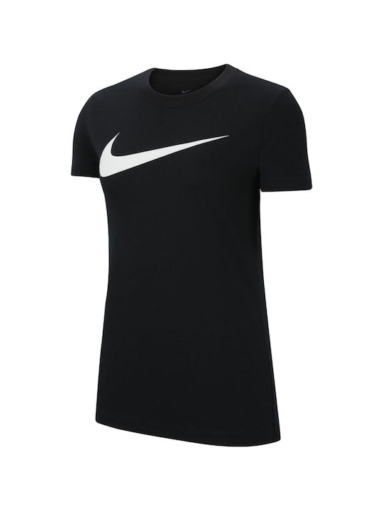 Nike Park 20 Γυναικείο Αθλητικό T-shirt Dri-Fit Μαύρο