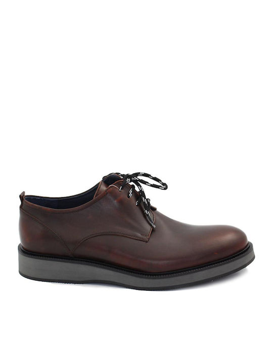 Prima L' Uomo Leder Herren Freizeitschuhe Braun