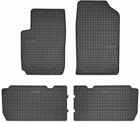 Frogum Σετ Μπροστινά και Πίσω Πατάκια 4τμχ για Citroen Xsara Picasso 1999-2010 Μαύρα