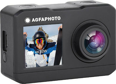 AgfaPhoto AC7000 Action Kamera 2K Unterwasser (mit Gehäuse) mit WiFi Schwarz mit Bildschirm 2"