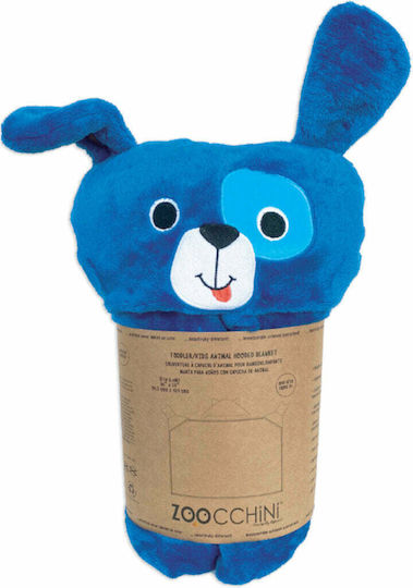 Zoocchini Pătură Fleece Câine Albastră 91x127cm