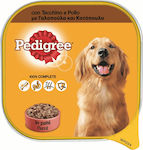 Pedigree Pate Wet Dog Food Tray with Turkey and Chicken 1 x 300gr