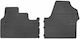Frogum Μπροστινά Πατάκια 2τμχ για Peugeot Expert Fiat Scudo Citroen Jumpy 2016+ Μαύρα
