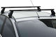 Menabo Car Roof Bars Metallic 130cm for Audi A1 5D for Cars with Factory Roof Bars Set with Roof Rack Legs Black