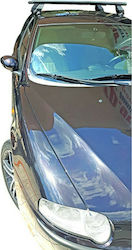 Menabo Μπάρες Οροφής Μεταλλικές 112εκ. για Alfa Romeo Alfa 147 5D (Σετ με πόδια) Μαύρες