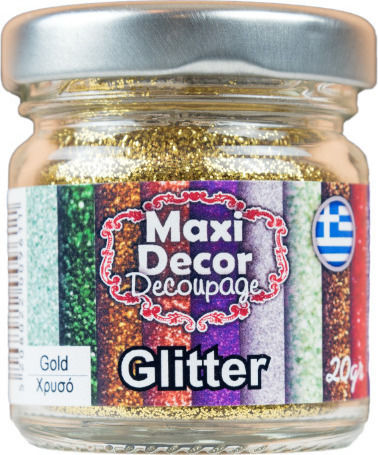 Maxi Decor Χρυσόσκονη Glitter Χρυσή 20gr