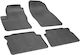 Rigum Set of Front and Rear Mats 4pcs for Ford C-Max 2003 2010 Black