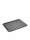 Goldplast Plastic Rectangular Serving Tray in Black Color 48x36cm 8001-19 1pcs