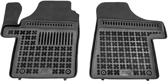Rezaw Plast Front Mats 2pcs Tray Type for Mercedes-Benz Viano 2003-2014 Black
