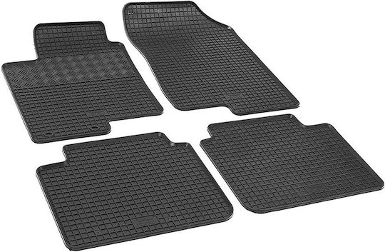 Rigum Set of Front and Rear Mats 4pcs for Hyundai Sonata 2005 2010 Black