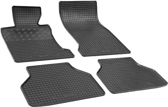 Rigum Set of Front and Rear Mats 4pcs for BMW E60 2003 2010 Black