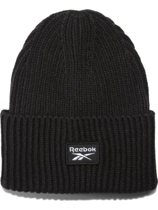 Beanie Unisex Beanie with Rib Knit in Black color GG6698