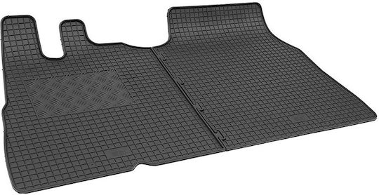 Rigum Front Mats 2pcs for Peugeot Boxer Fiat Ducato Citroen Jumper 2002-2006 Black