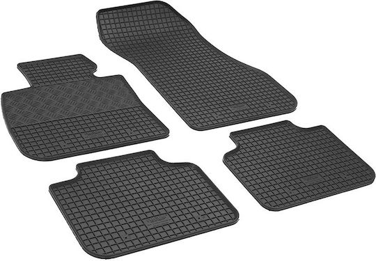 Rigum Set of Front and Rear Mats 4pcs for BMW Series 2 2015+ Black