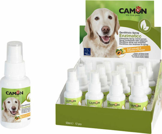 Camon Mouth Wash Dog against Bad Breath Οδοντικό Spray με Ένζυμα 50ml 50ml