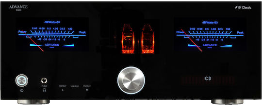A10 Classic Тръба Интегриран Hi-Fi усилвател Stereo 190W/4Ω 130W/8Ω Черен