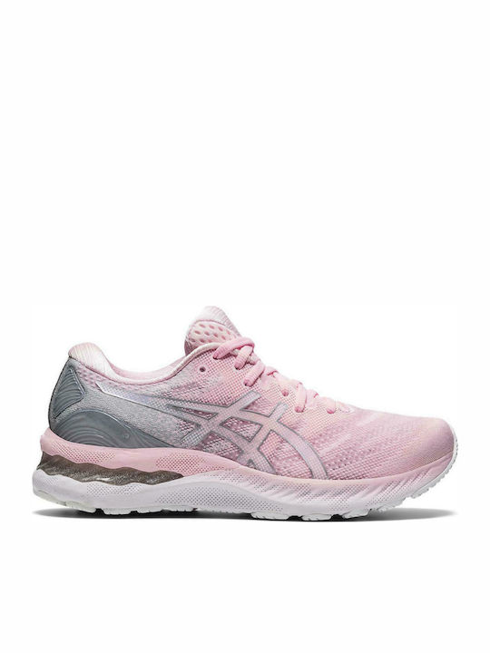 ASICS Gel-Nimbus 23 Γυναικεία Αθλητικά Παπούτσια Running Pink Salt / Pure Silver