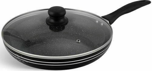 Edenberg Cast Aluminum Pan with Lid with Non-Stick Interior Coating 22cm