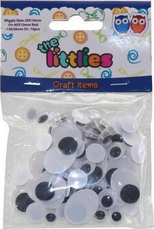 The Littlies Craft Eyes 74pcs