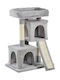 Pawhut Cat Scratching Post Cat Tree Pom de cățeluș-Grau Post de zgâriere in Gri Color D30-286CG