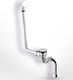CGS Brass Valve Shower with Overflow Silver 355-