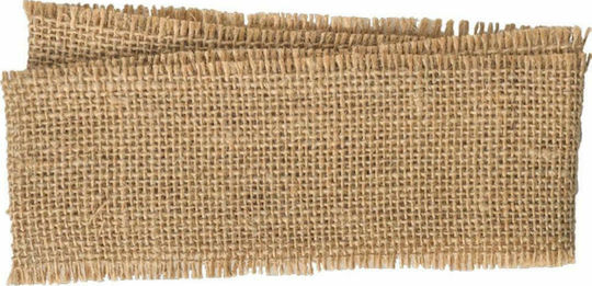 Junior Sackleinen Band Monochrom Beige 1meters mit Breite 60mm