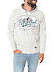 Petrol Industries Men's Sweatshirt with Hood and Pockets Gray