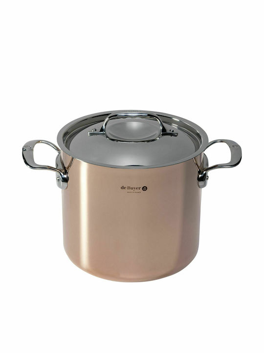 De Buyer Prima Matera Stainless Steel Marmite Pot 5.7lt / 20cm
