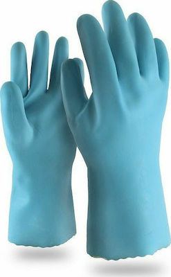 Kapriol Top Rubber Arbeitshandschuhe Blau Latex/Baumwolle GEO234 zum Sprühen