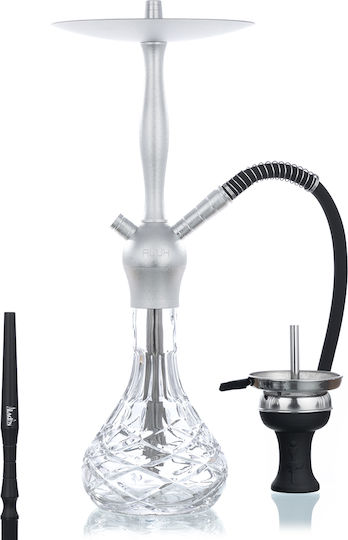 Aladin Ναργιλές Alux Admiral Sens unic Argint 50cm
