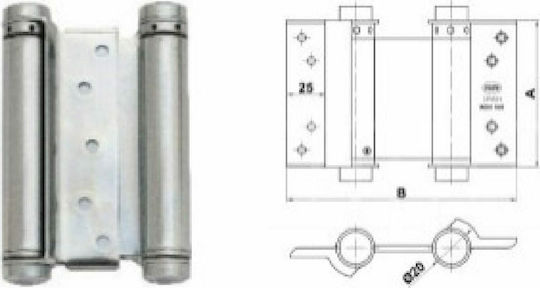 Amig Stainless Steel Door Hinge Ale Retour 28/65mm