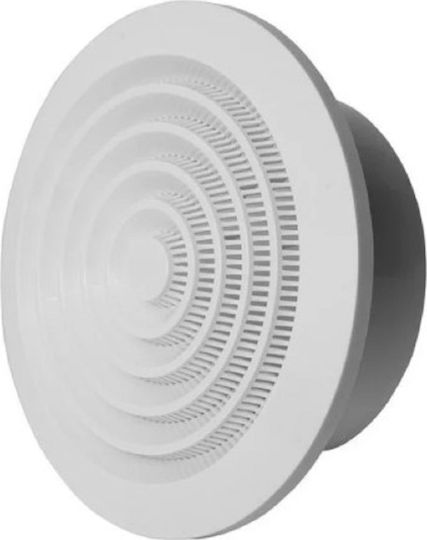 Europlast Vent Louver 8x8cm Round with Screen