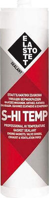 Elastotet S-Hi Temp High Temperature Liquid Flange Glue Red 280ml