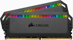 Corsair Dominator Platinum RGB 64GB DDR4 RAM mit 2 Modulen (2x32GB) und Geschwindigkeit 3600 für Schreibtisch