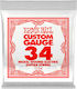 Ernie Ball Ernie Ball Custom Gauge Einzel E-Gitarrensaiten Nickel gewickelt 34"