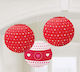 Amscan Valentine's Lantern for Party 3 Pieces