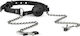 Easytoys Open Ball Gag with Nipple Clamps BDSM Kit σε Μαύρο Χρώμα