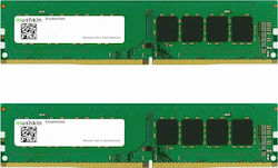 Mushkin Essentials 32GB DDR4 RAM with 2 Modules (2x16GB) and 3200 Speed for Desktop