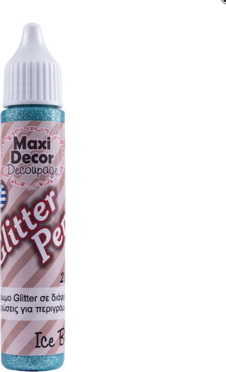 Maxi Decor Blue Glitter Pen 28ml