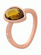 Visetti Damen Ring mit Steinen Vergoldet