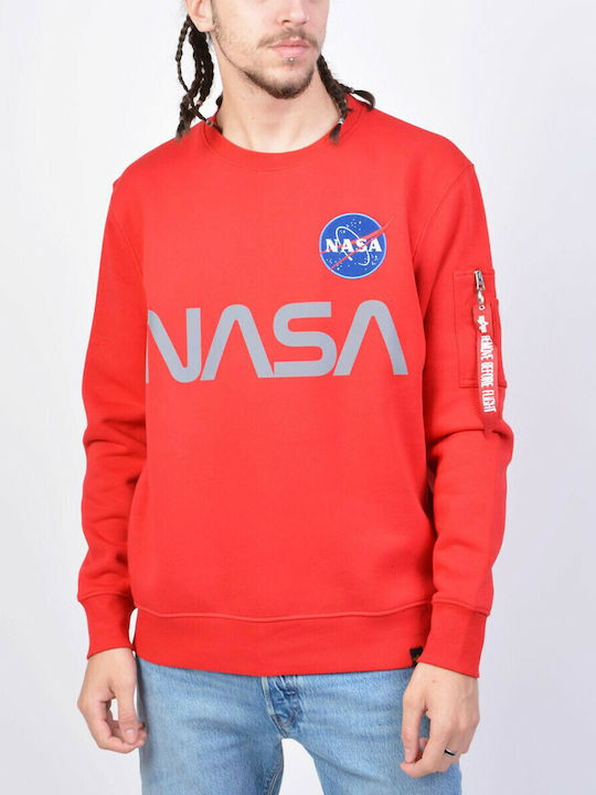 Nasa Reflective Red Sweatshirt