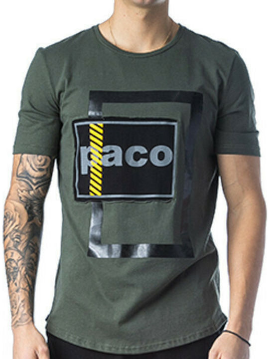 Paco & Co Men's Short Sleeve T-shirt Olive