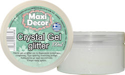 Maxi Decor Crystal Gel Glitter Πάστα Decoupage 100ml