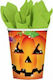 Amscan Perfect Pumpkin Glass for Party Halloween 8pcs