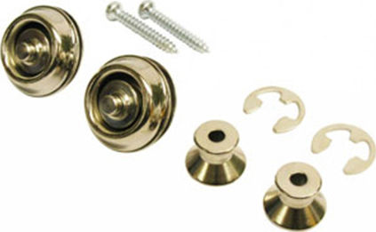 Dunlop Straplok Strap Retainers Original Brass String Instrument Accessory